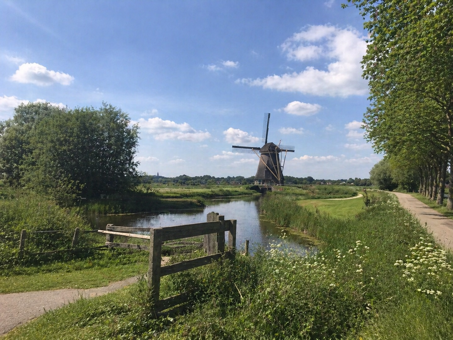Kaart van de provincie Noord-Brabant met steden en wegen