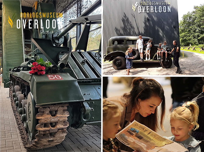 Entreeticket voor het Oorlogsmuseum Overloon, een indrukwekkend dagje uit in Noord-Brabant.